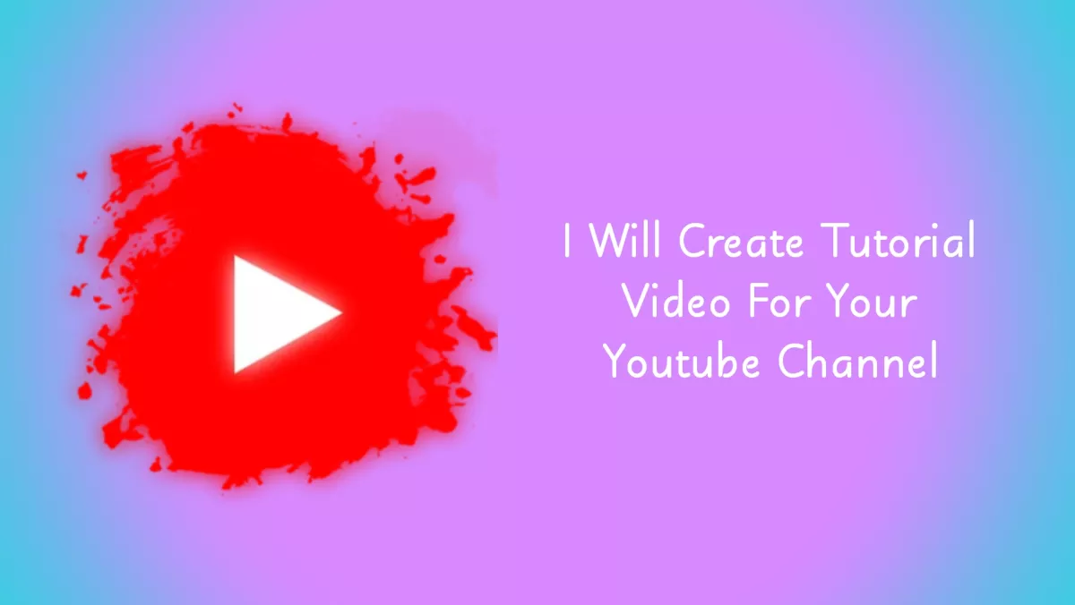 create tutorial video for your youtube channel