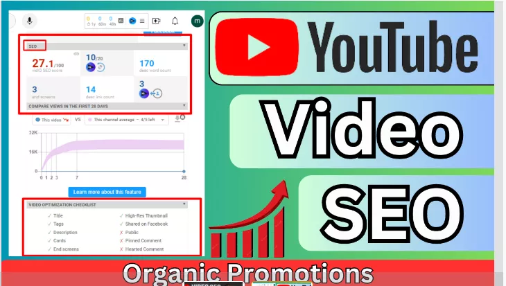 Do youtube video SEO optimization For Organic Promotions