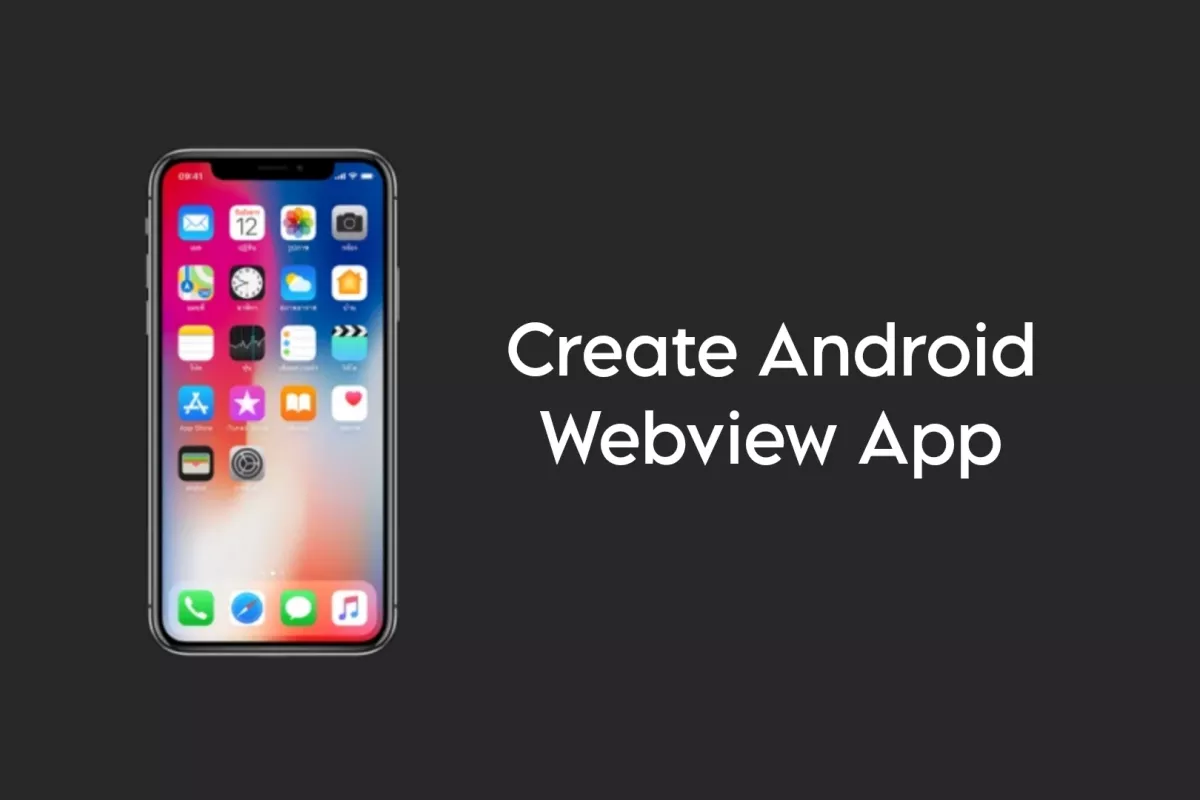 create android webview app