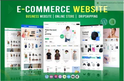 create wordpress ecommerce website, woocommerce website